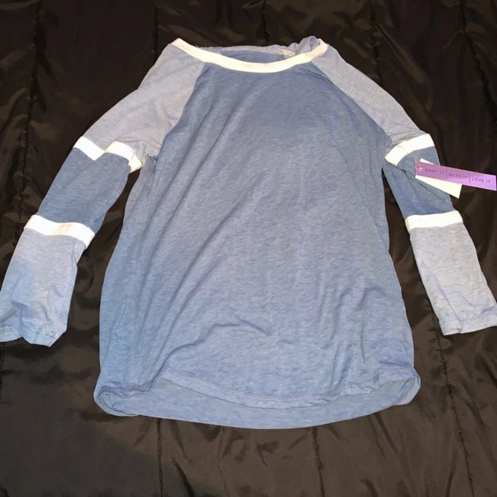 Blue Baseball Tee